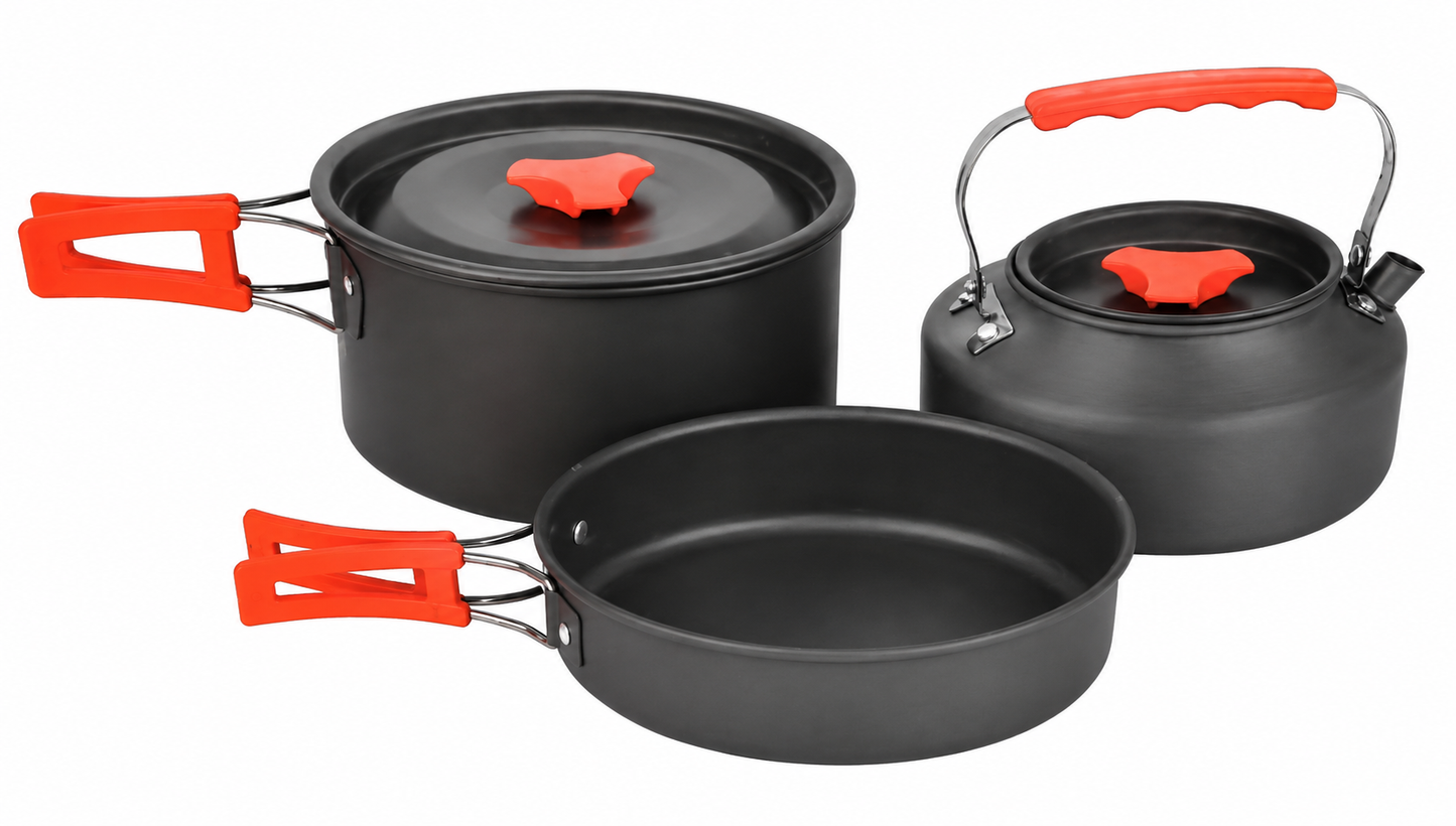 Camping cookware set 3pcs