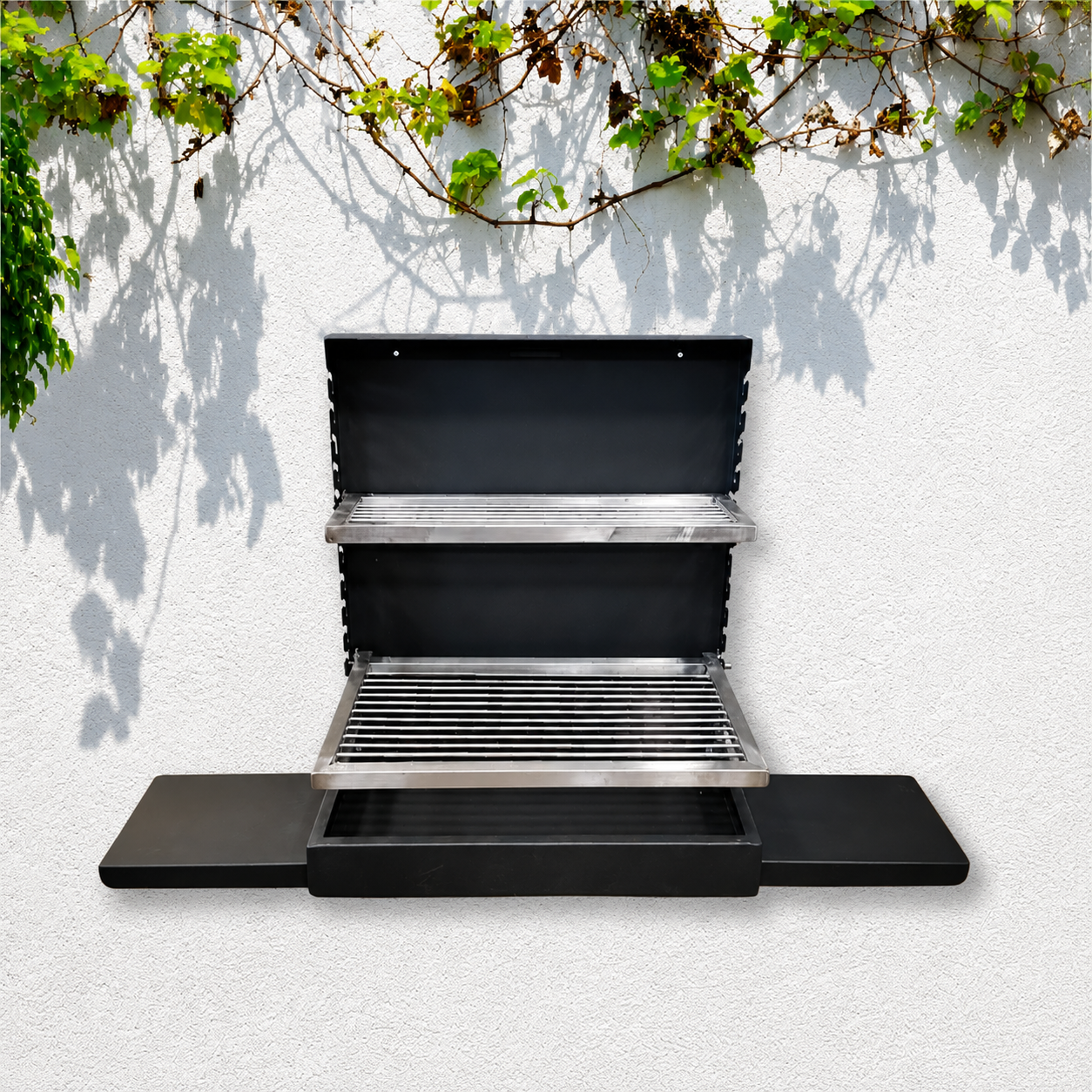 50 cm Wall-Mounted Charcoal BBQ
